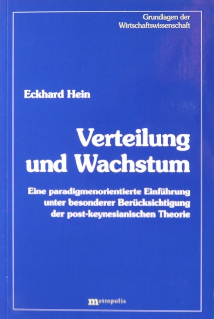 Titlepage book Verteilung und Wachstum