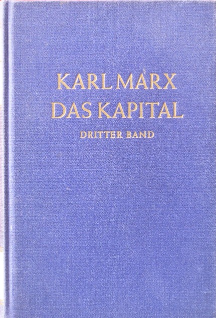 Title page book Das Kapital volume 3