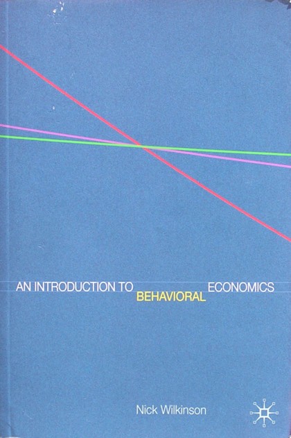 Title page book An introduction to behavioral economics