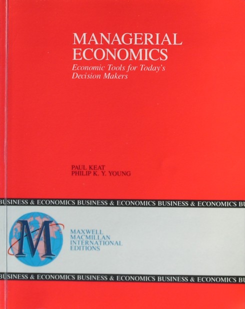 Titlepage book Managerial economics