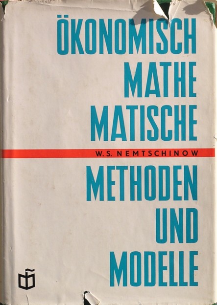 Title page book Ökonomisch mathematische Methoden und Modelle