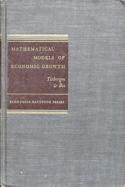 Titlepage book Mathematical models of economic growth