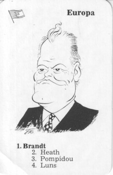 Caricature of Willy Brandt