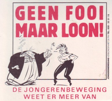 Sticker of FNV Jongeren