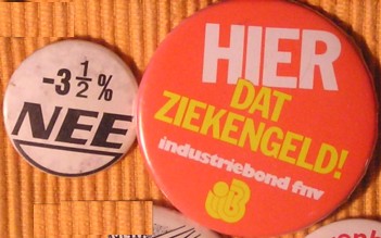 Photo of trade union button